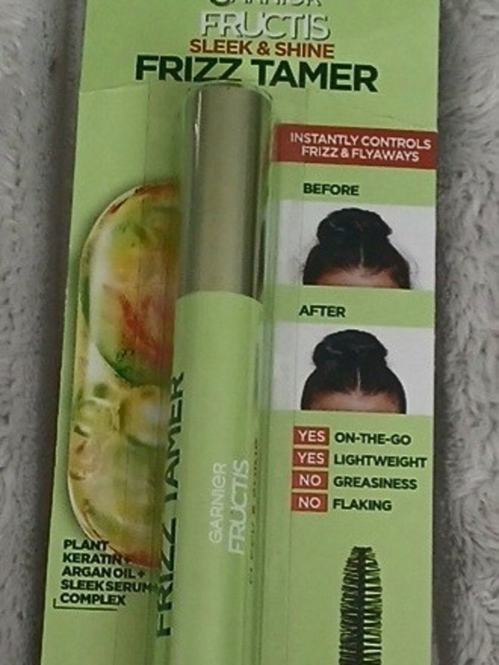 Garnier Fructis Sleek & Shine Frizz Tamer - Green Packaging